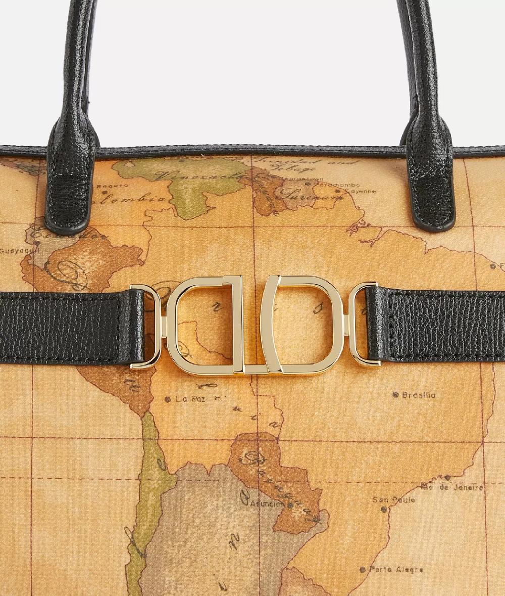 Alviero martini 1a classe 3D Geo bauletto con tracolla Nero Offerta speciale