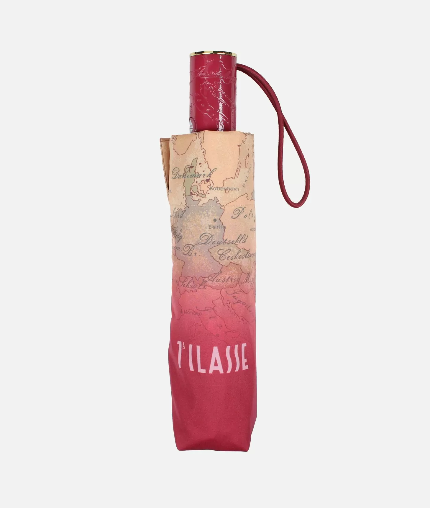Alviero martini 1a classe Ombrello Geo Sfumato mini Burgundy Fino Al -60%