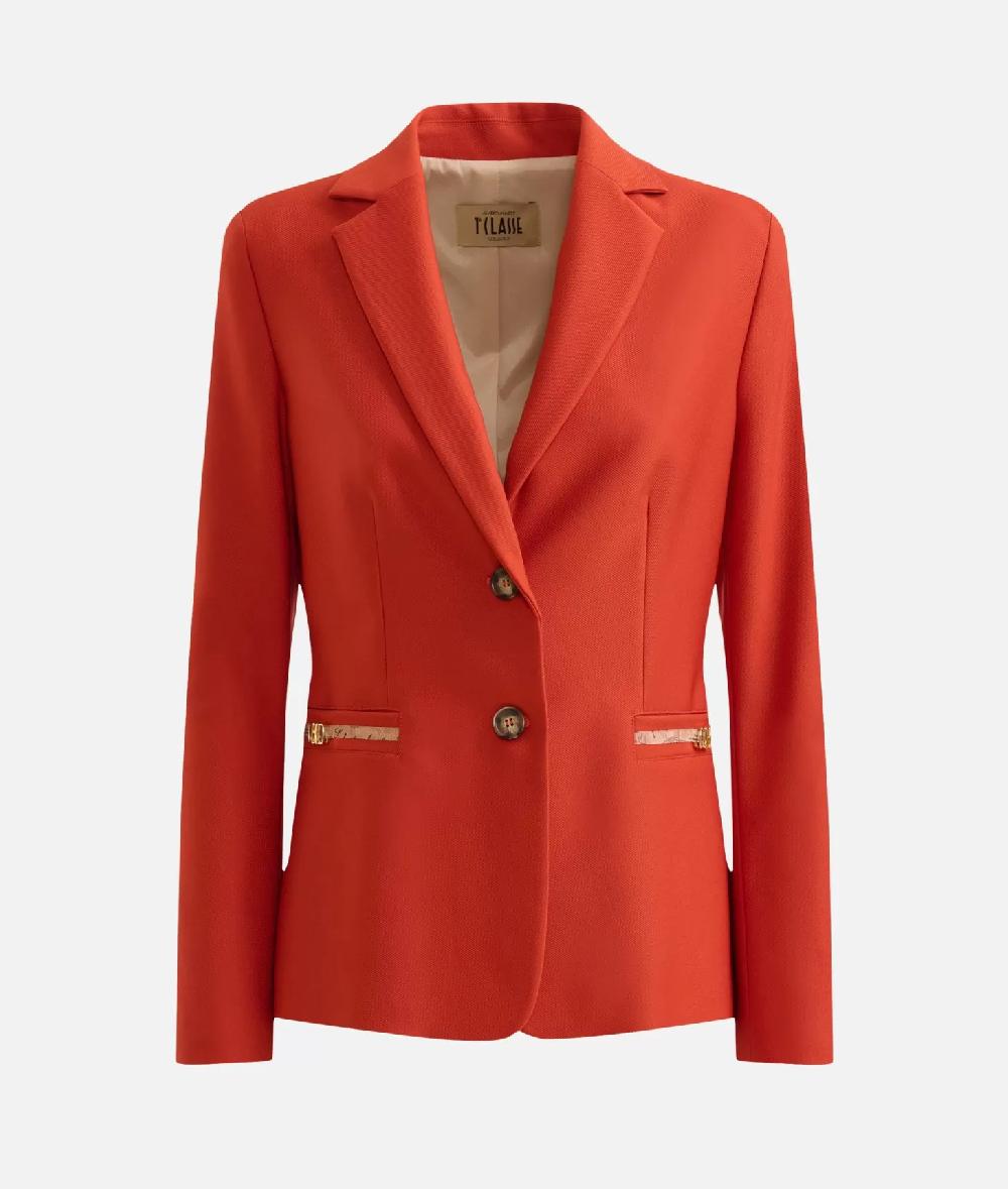 Alviero martini 1a classe Giacca in cavallery con fibbiette 1C Mattone Online