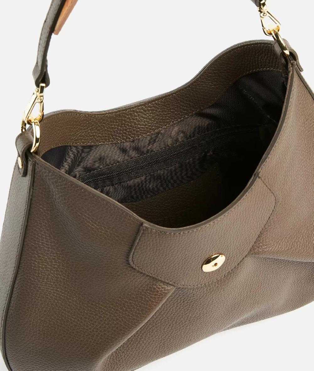 Alviero martini 1a classe Inspiring Bag borsa sottospalla grande Taupe Scuro Vendita Economica