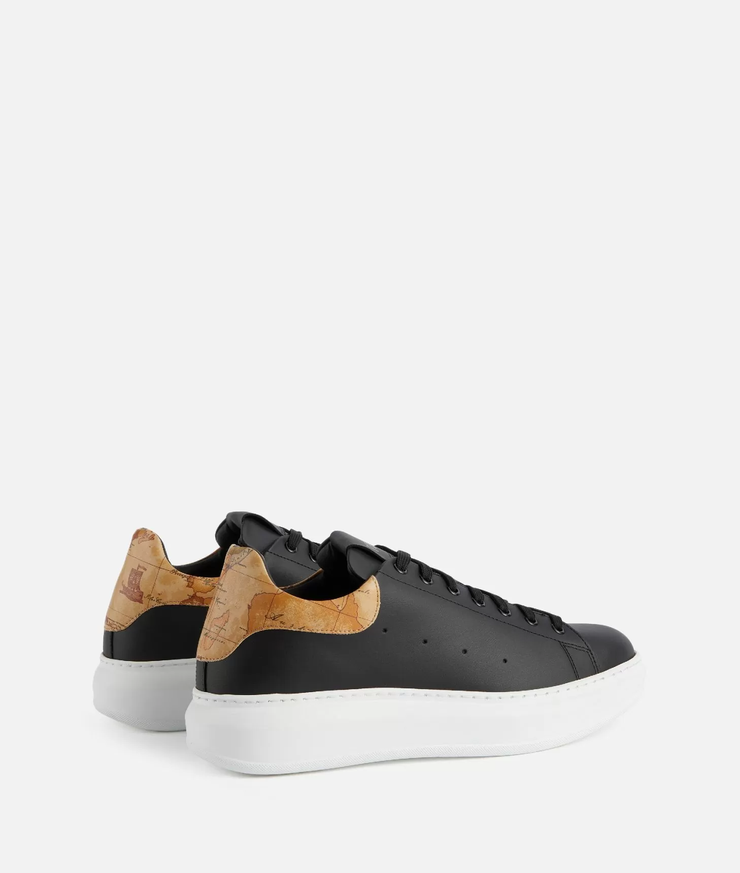 Alviero martini 1a classe Sneakers in pelle liscia Nere Nuovo