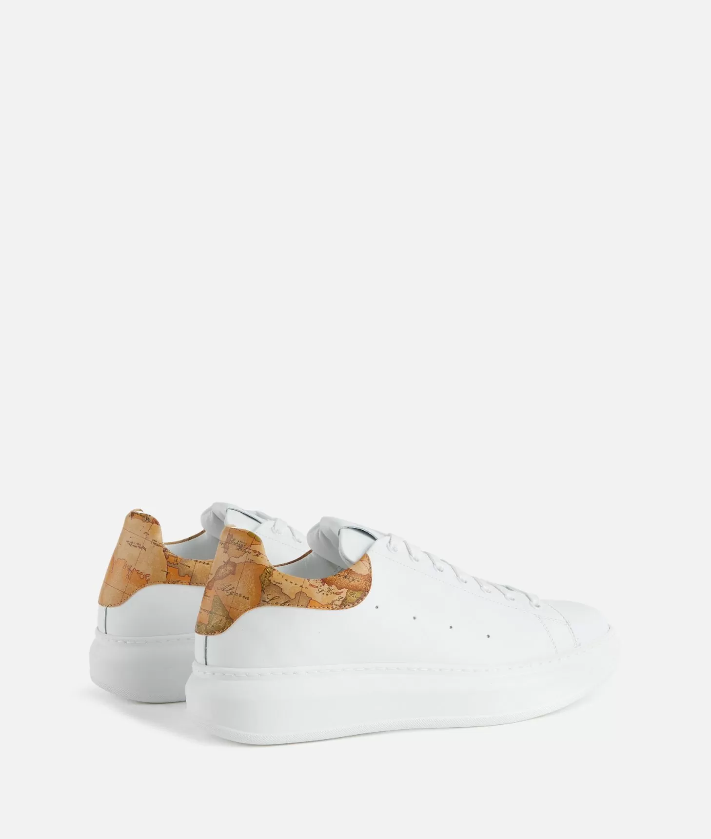 Alviero martini 1a classe Sneakers in pelle liscia Bianche Negozi Online