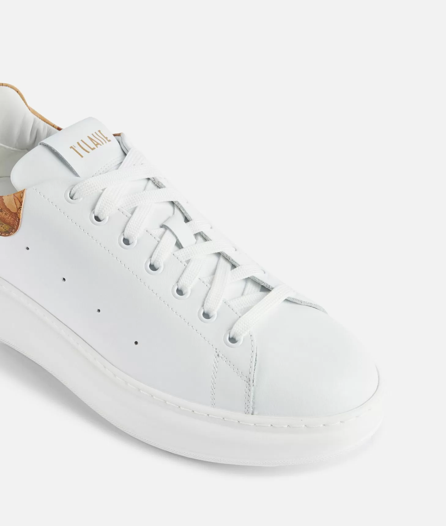 Alviero martini 1a classe Sneakers in pelle liscia Bianche Negozi Online
