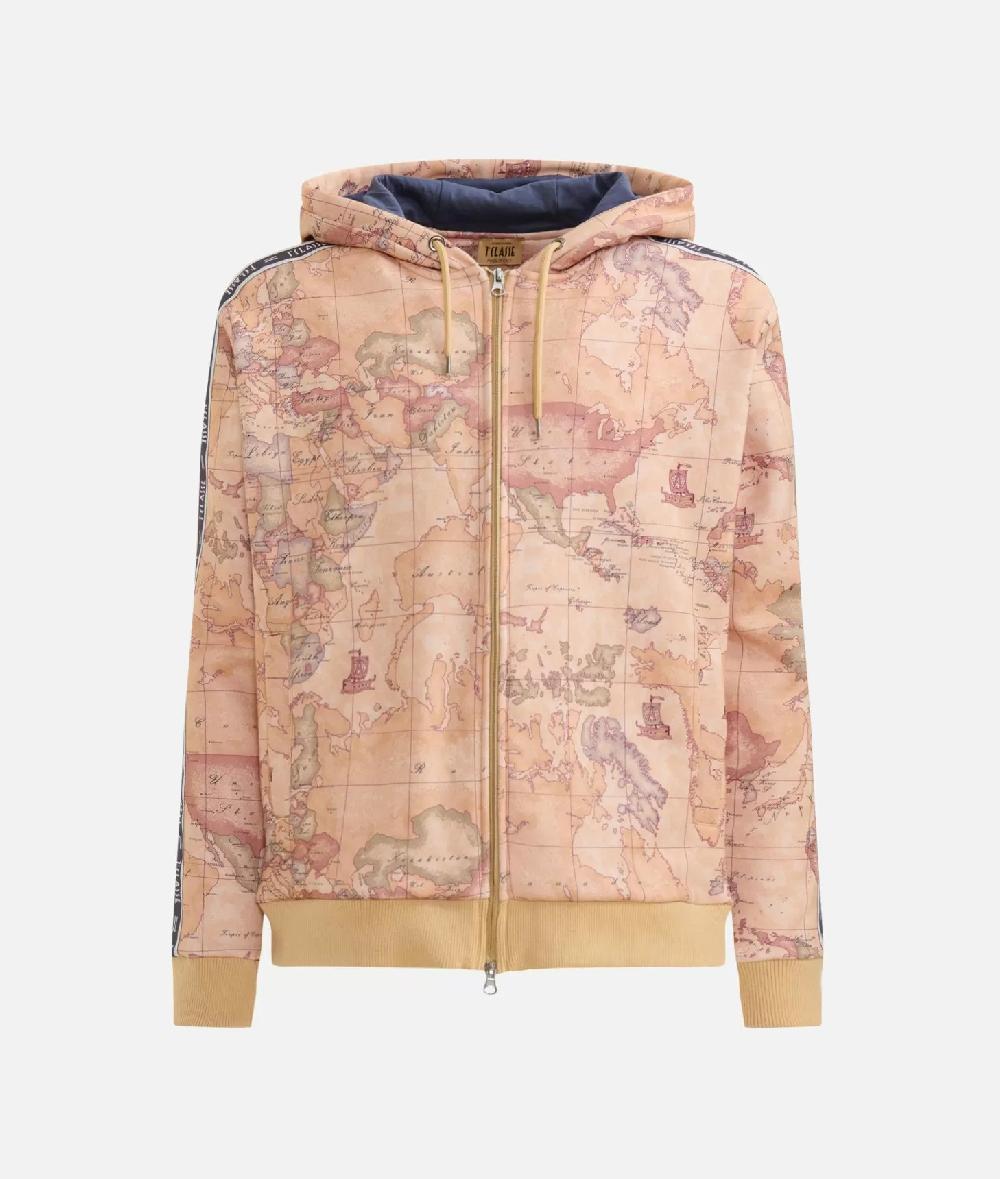 Alviero martini 1a classe Felpa con zip e loghi Geo Classic Shopping Online