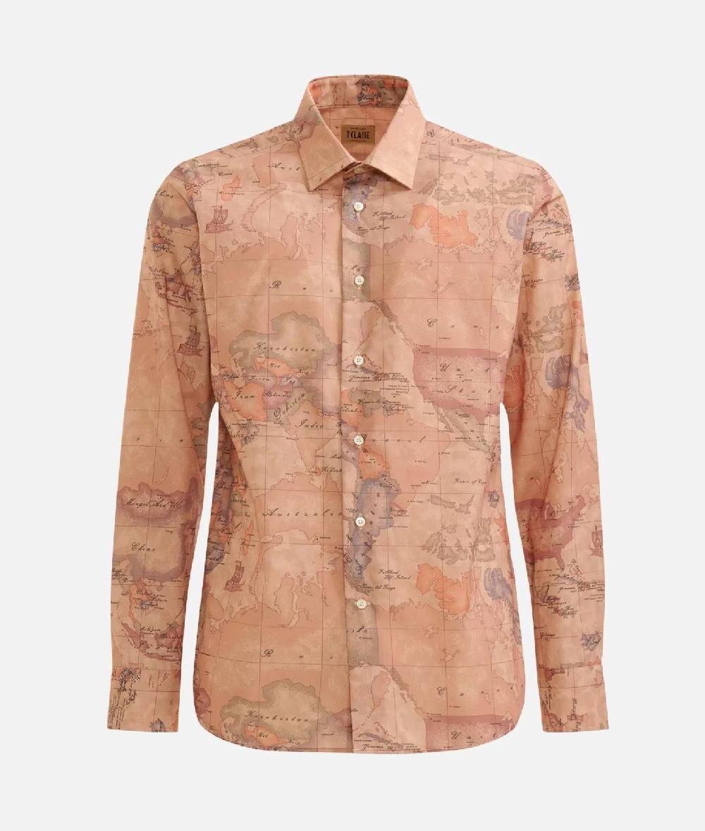 Alviero martini 1a classe Camicia slim con stampa Geo Classic Convenienza