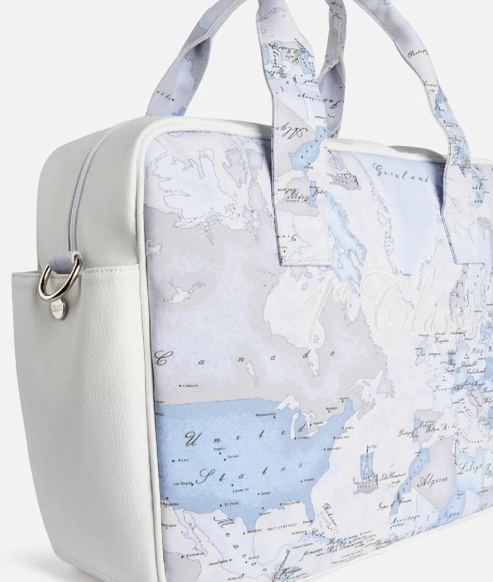 Alviero martini 1a classe Borsa per il cambio Geo Lord Azzurro Moda
