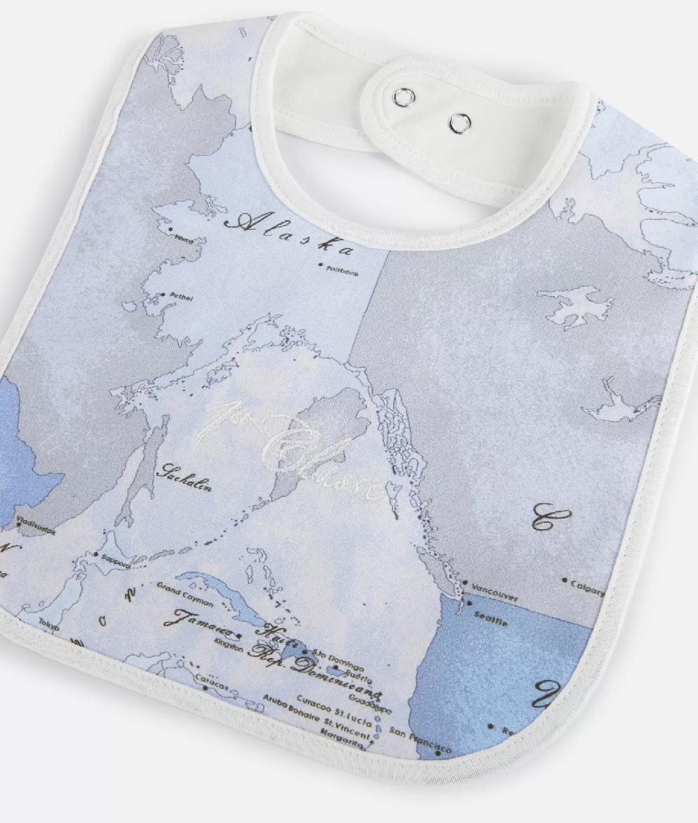 Alviero martini 1a classe Bavaglino in cotone Geo Lord Azzurro 2025