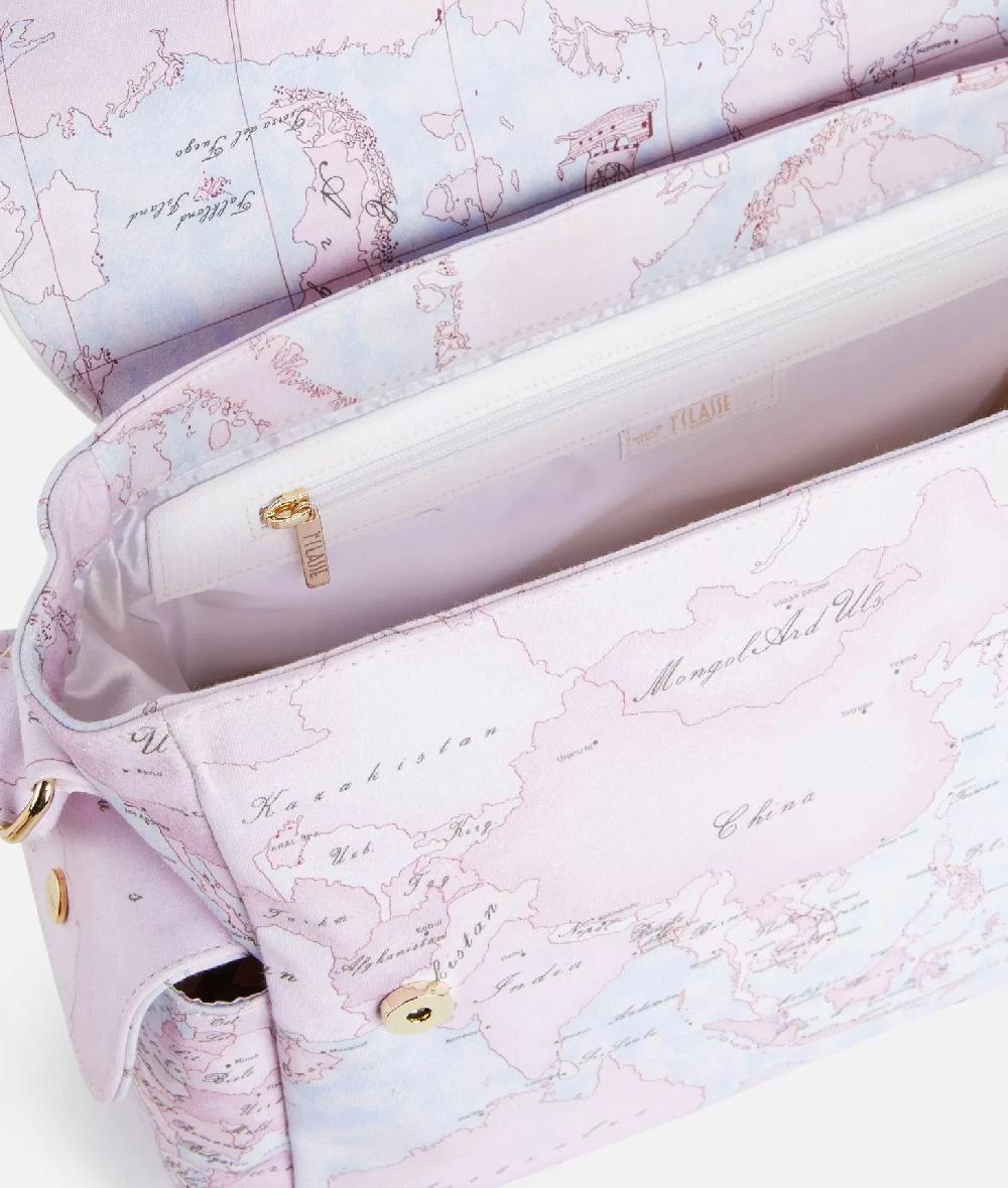 Alviero martini 1a classe Borsa a tracolla Geo Lady Rosa Promozione