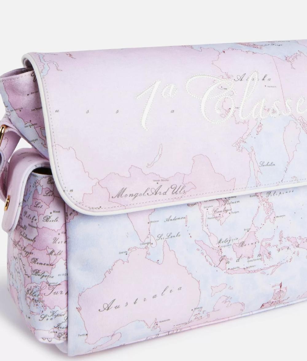 Alviero martini 1a classe Borsa a tracolla Geo Lady Rosa Promozione