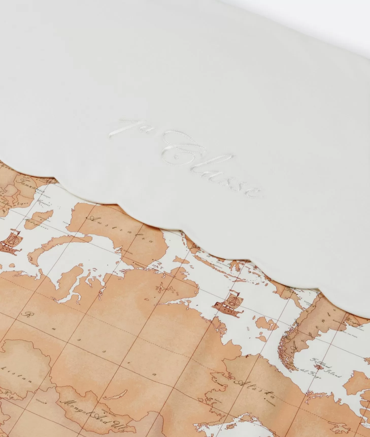 Alviero martini 1a classe Copertina con mappa Geo Classic Panna Negozi Online