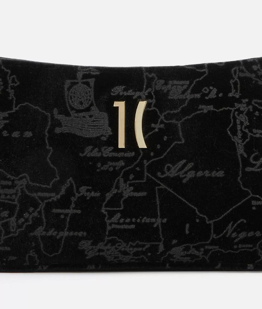 Alviero martini 1a classe Moments Bag pochette con tracolla e catena Nero Saldi