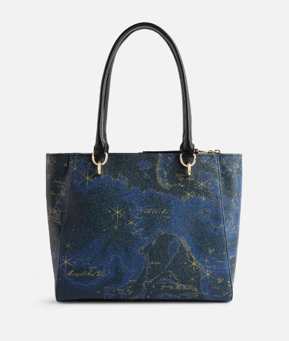 Alviero martini 1a classe Geo Midnight borsa shopping Blu Notte Vendita