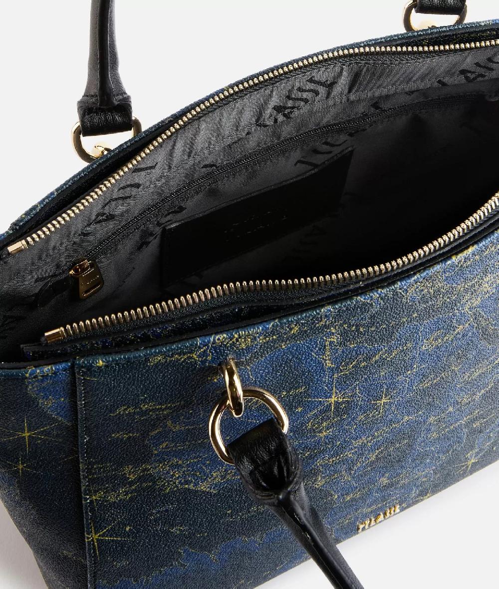 Alviero martini 1a classe Geo Midnight borsa shopping Blu Notte Vendita