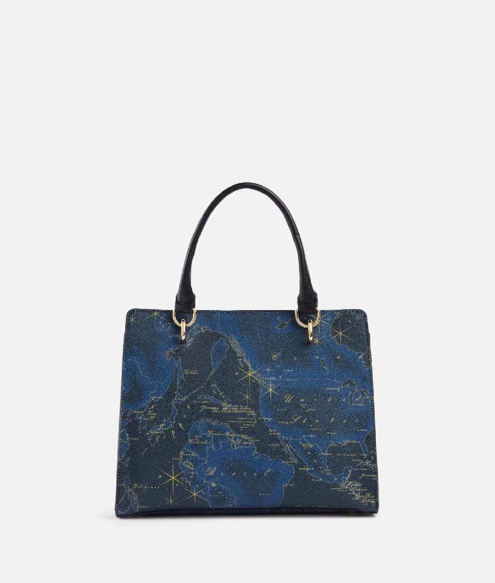 Alviero martini 1a classe Geo Midnight borsa a mano con tracolla Blu Notte Promozione
