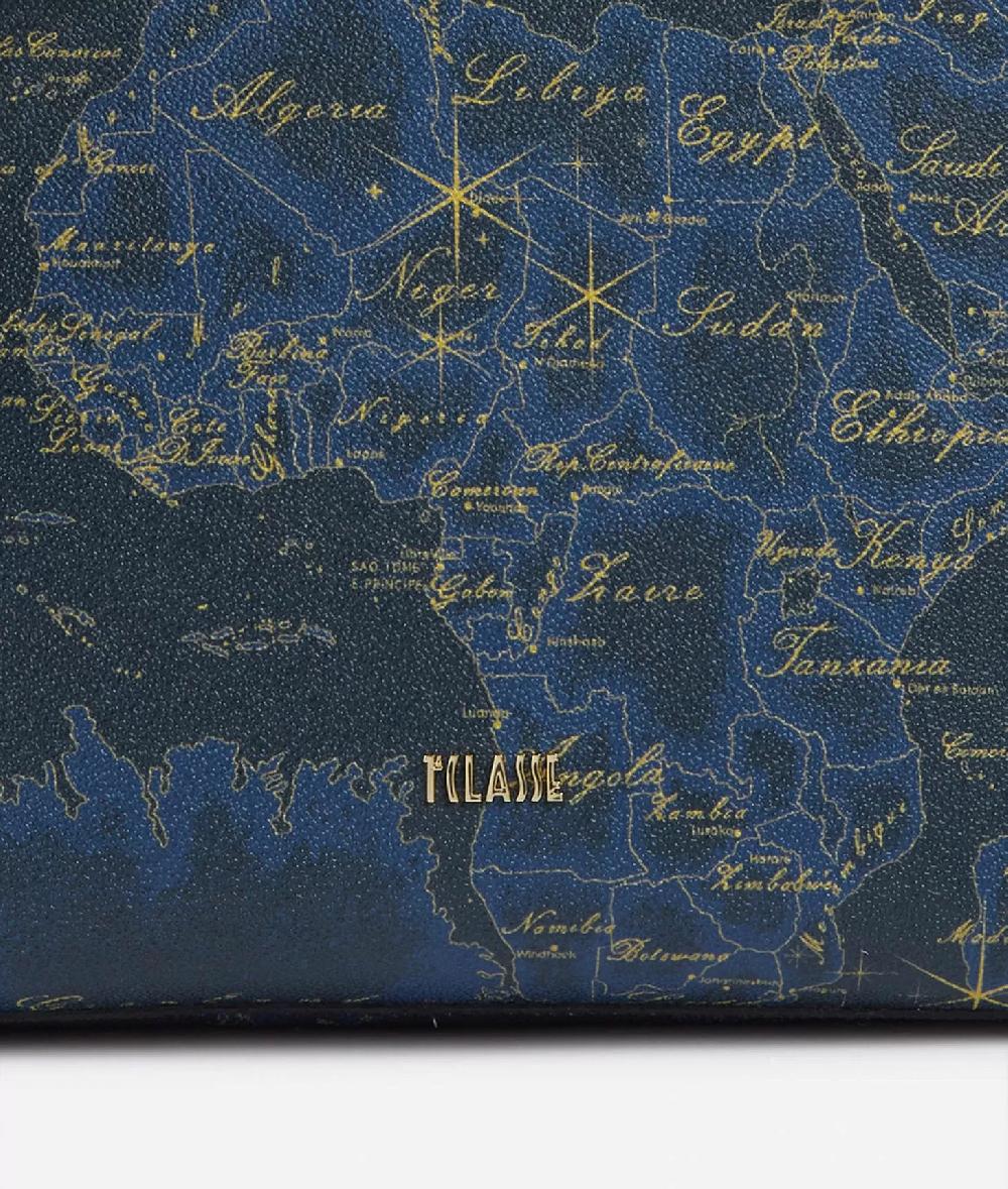 Alviero martini 1a classe Geo Midnight borsa a mano con tracolla Blu Notte Promozione