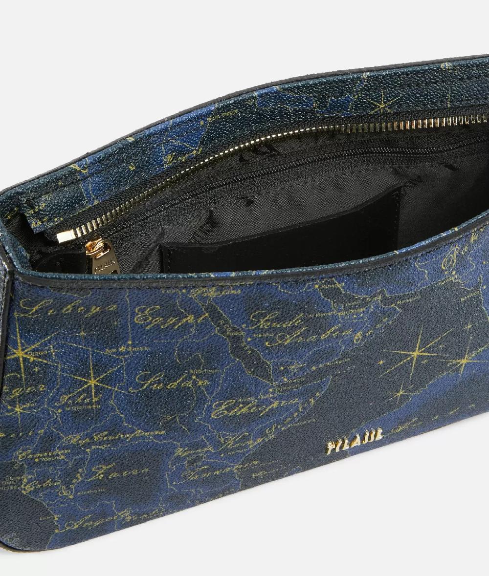 Alviero martini 1a classe Geo Midnight sottospalla con tracolla Blu Notte Spedizione Gratuita