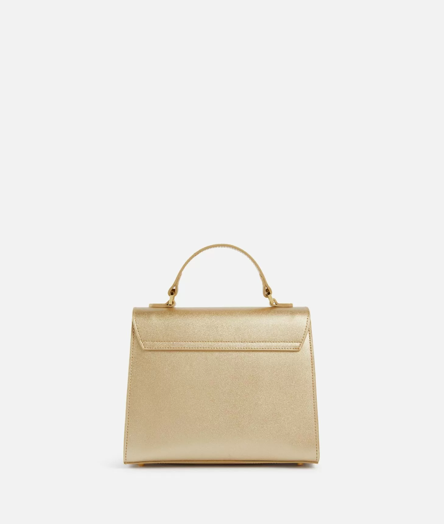 Alviero martini 1a classe Winter Spirit mini tote con tracolla in pelle laminata Oro Chiaro Acquista Ora