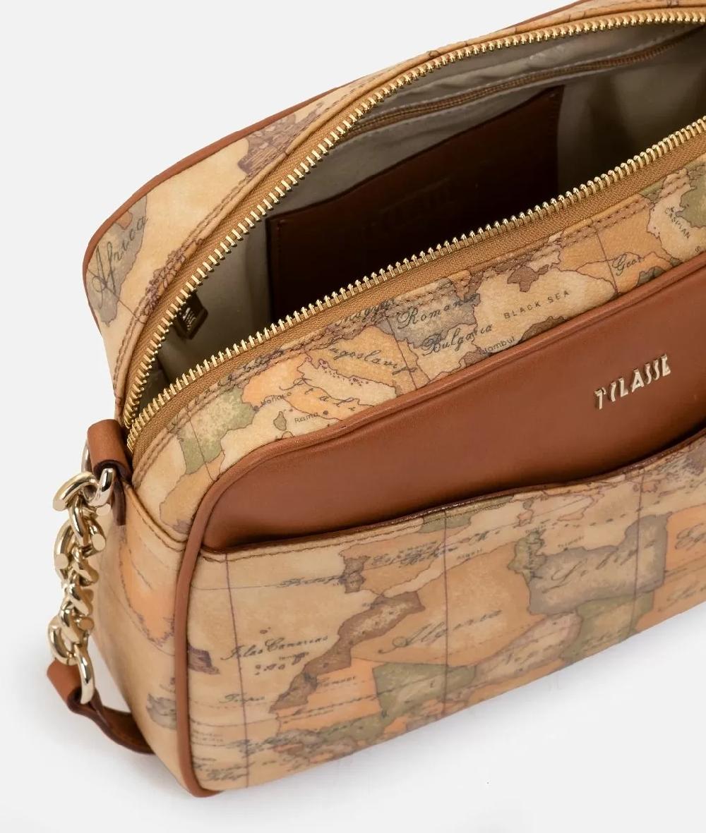 Alviero martini 1a classe Geo Classic borsa a tracolla grande Vendite Flash