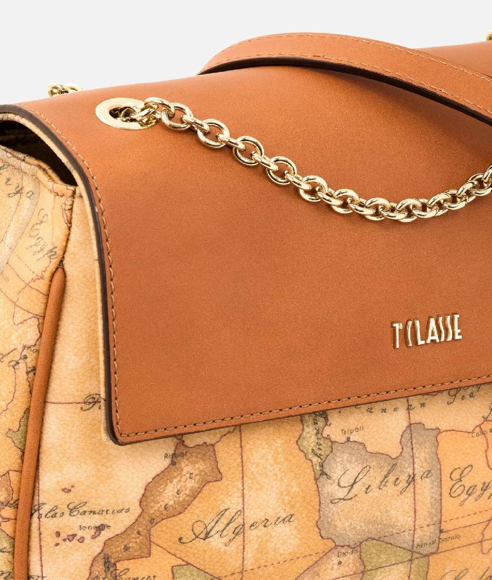 Alviero martini 1a classe Geo Classic Borsa mini con battente in pelle Negozio