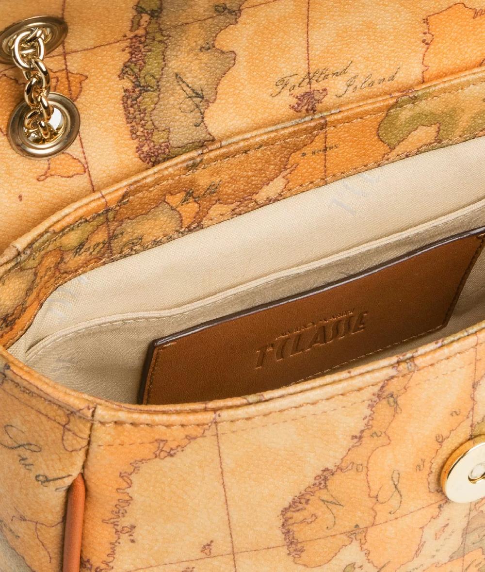 Alviero martini 1a classe Geo Classic Borsa piccola con lettering In Saldo