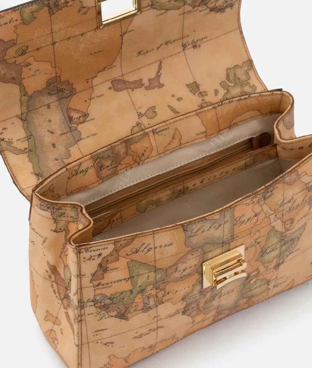 Alviero martini 1a classe Geo Classic tracolla con patta Moda