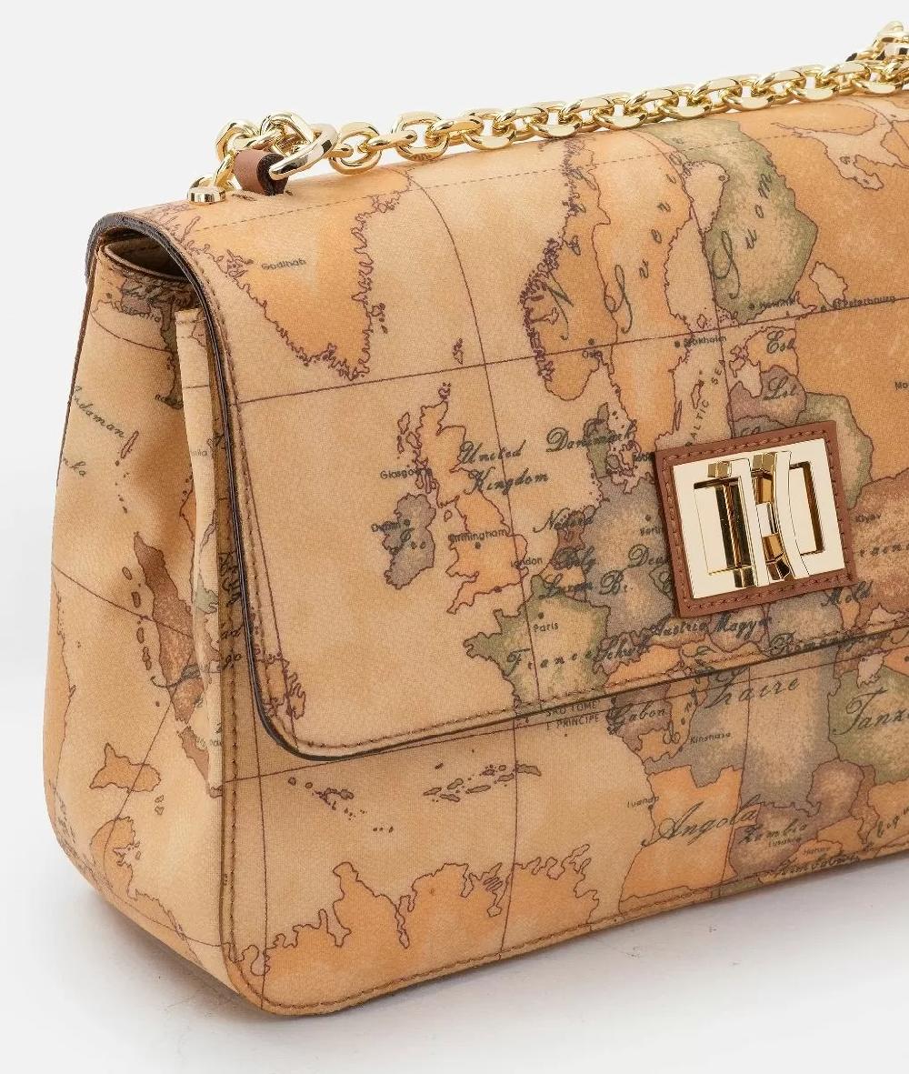 Alviero martini 1a classe Geo Classic tracolla con patta Moda