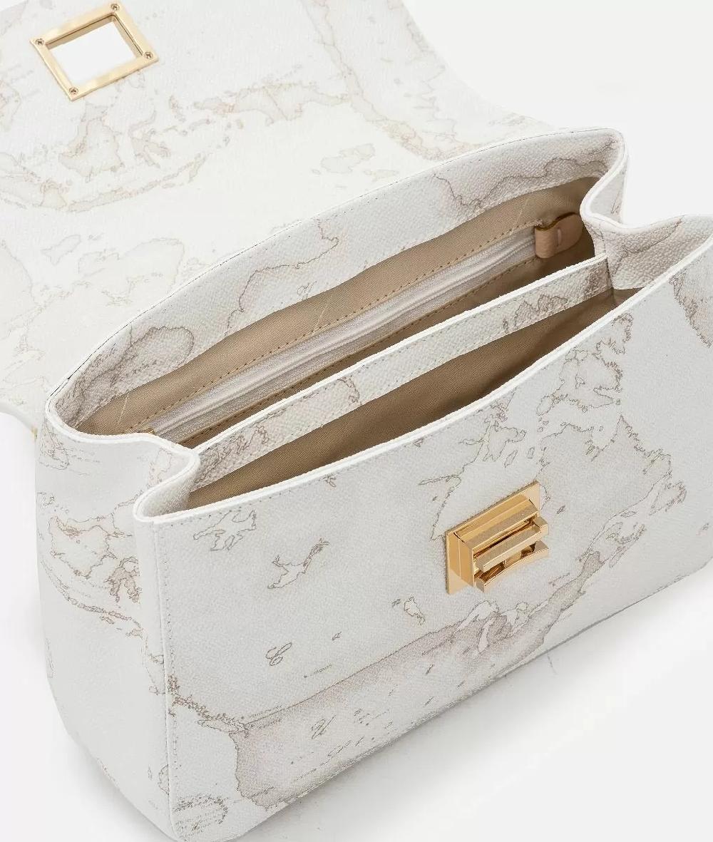 Alviero martini 1a classe Geo White tracolla con patta 2025