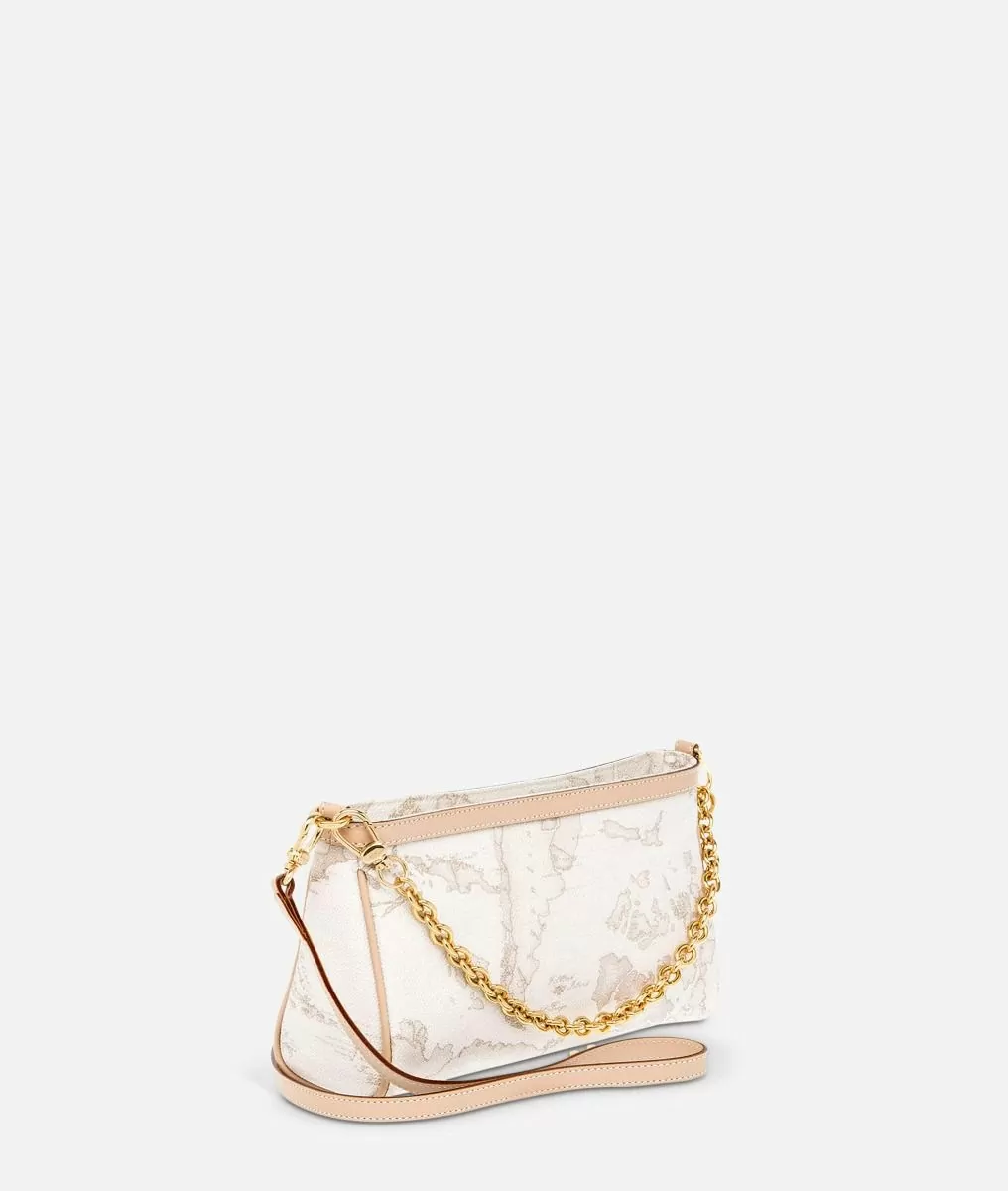 Alviero martini 1a classe Geo White Borsa mini a tracolla Italy