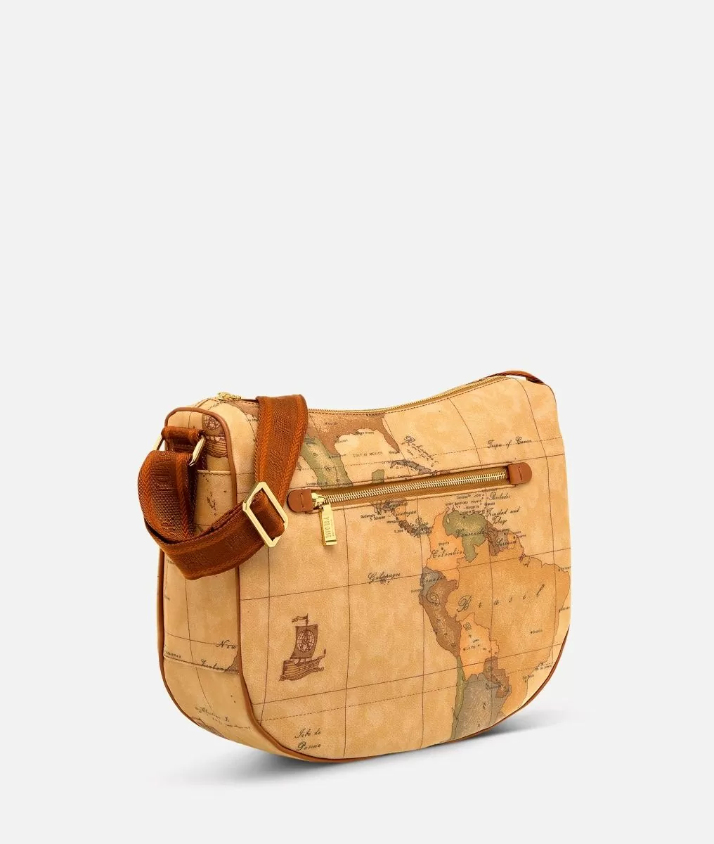 Alviero martini 1a classe Geo Classic Borsa media a mezzaluna In Linea