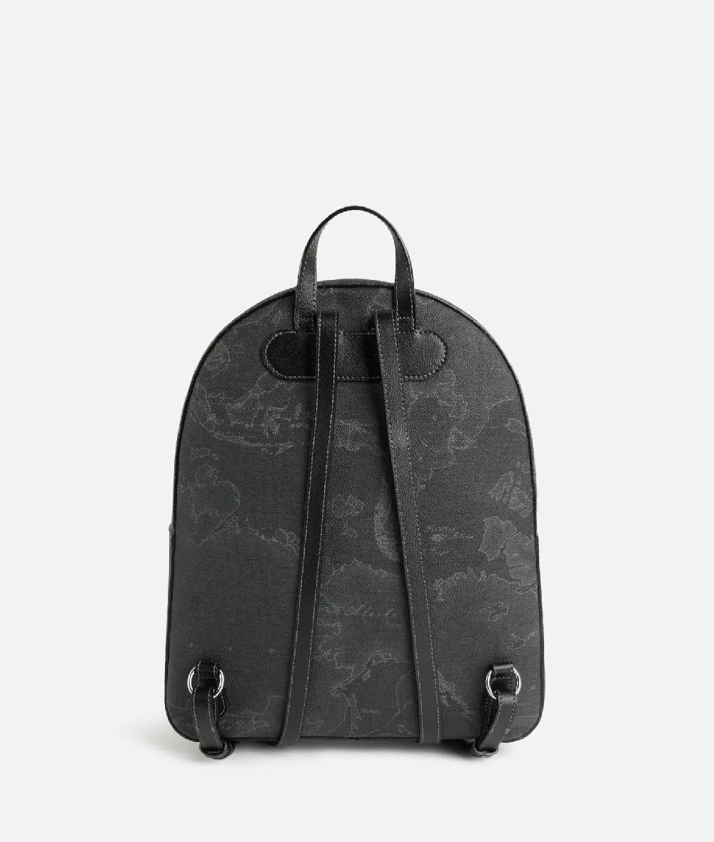 Alviero martini 1a classe Zaino tre tasche in tessuto stampa Geo Night Nero Qualità