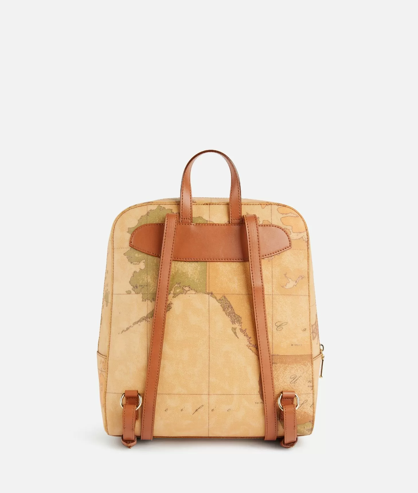 Alviero martini 1a classe Zaino in tessuto stampa Geo Classic Naturale Vendita