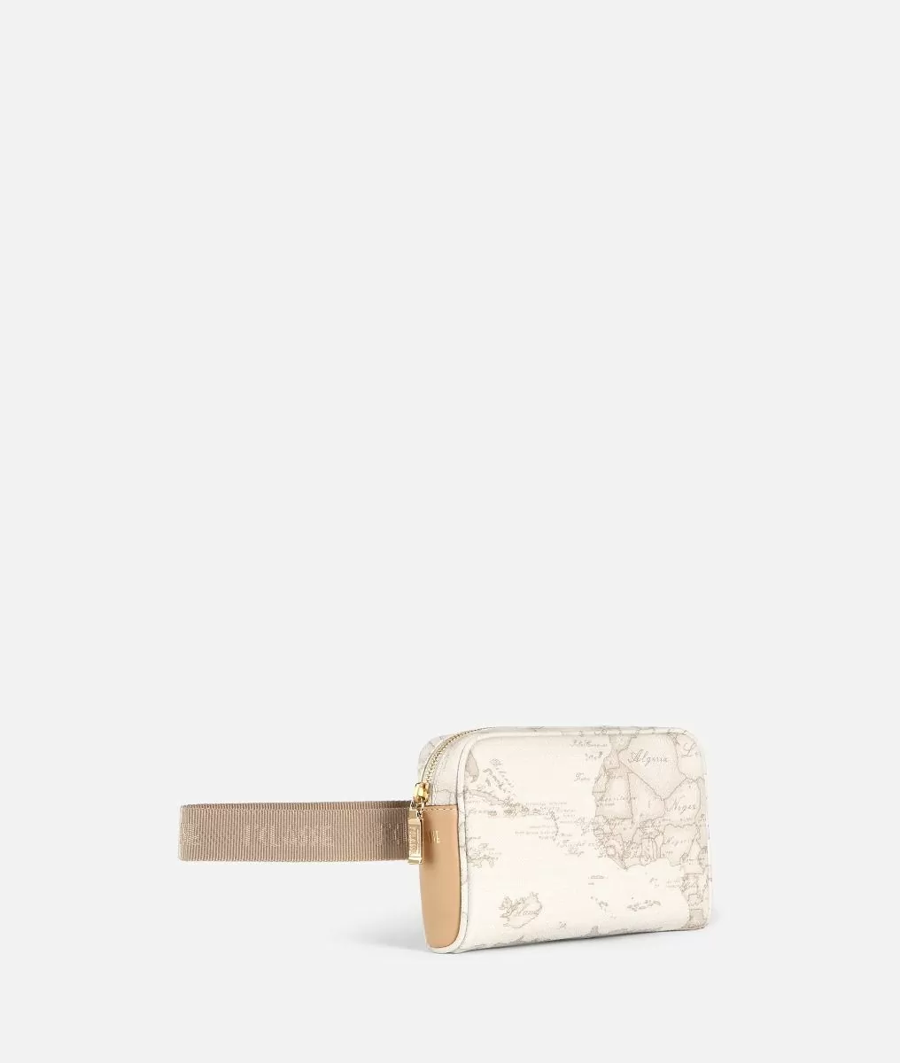 Alviero martini 1a classe Geo White Marsupio con cintura a nastro Negozi Online