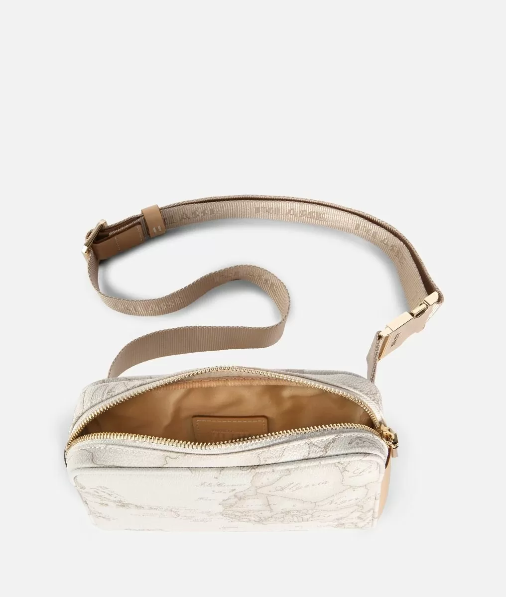 Alviero martini 1a classe Geo White Marsupio con cintura a nastro Negozi Online