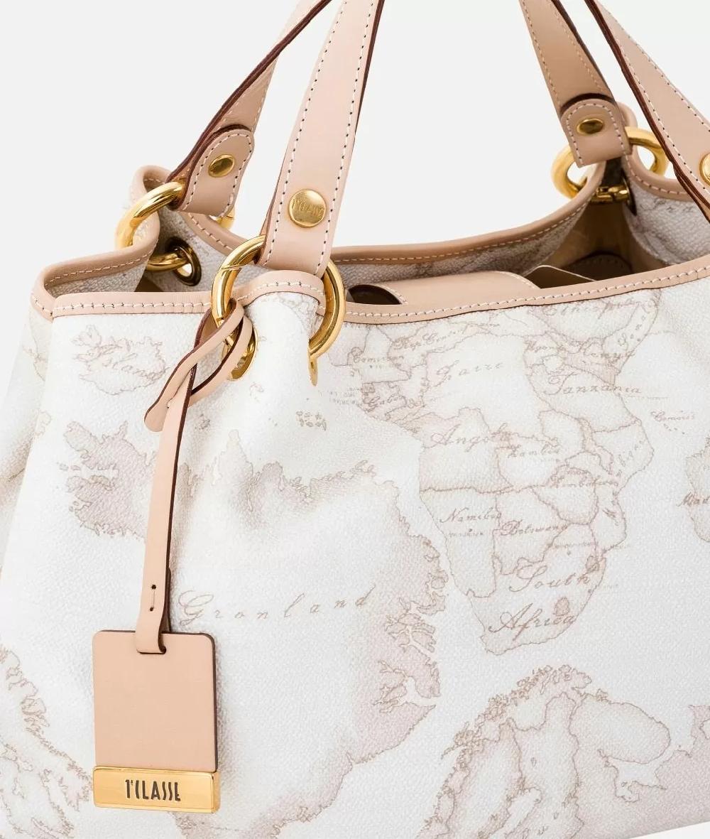Alviero martini 1a classe Geo White Borsa media a mano Economico