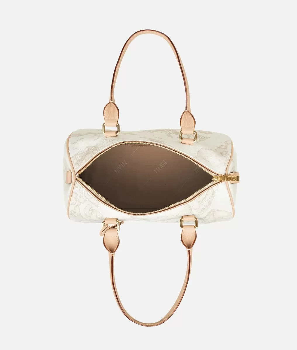Alviero martini 1a classe Geo White Borsa media a bauletto Outlet