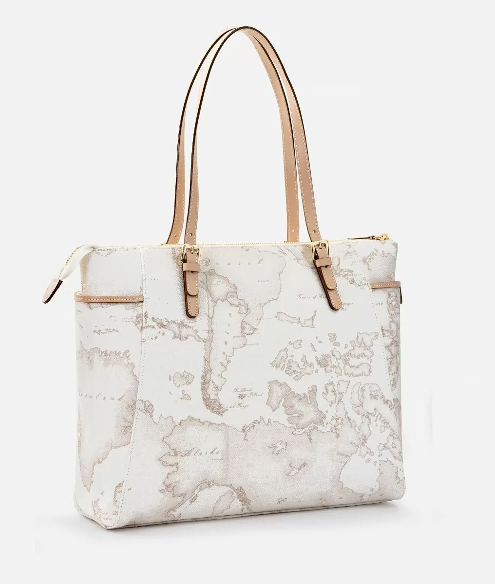 Alviero martini 1a classe Geo White tote bag grande Hotsell