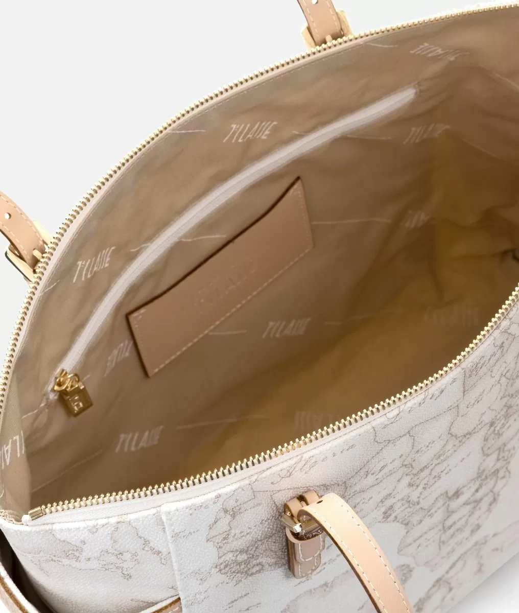 Alviero martini 1a classe Geo White tote bag grande Hotsell