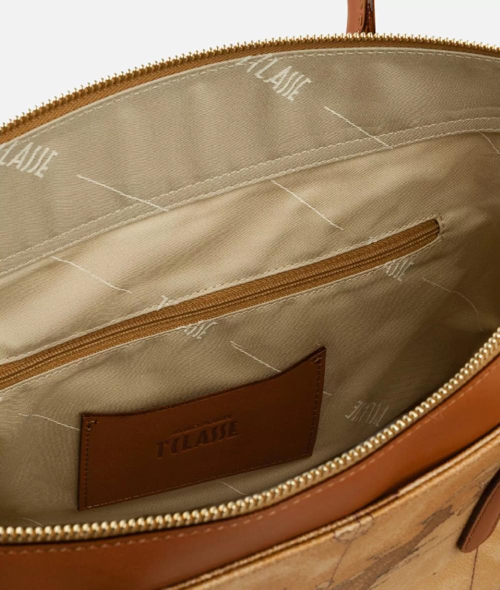Alviero martini 1a classe Geo Classic Borsa shopping media Saldi Di Fabbrica