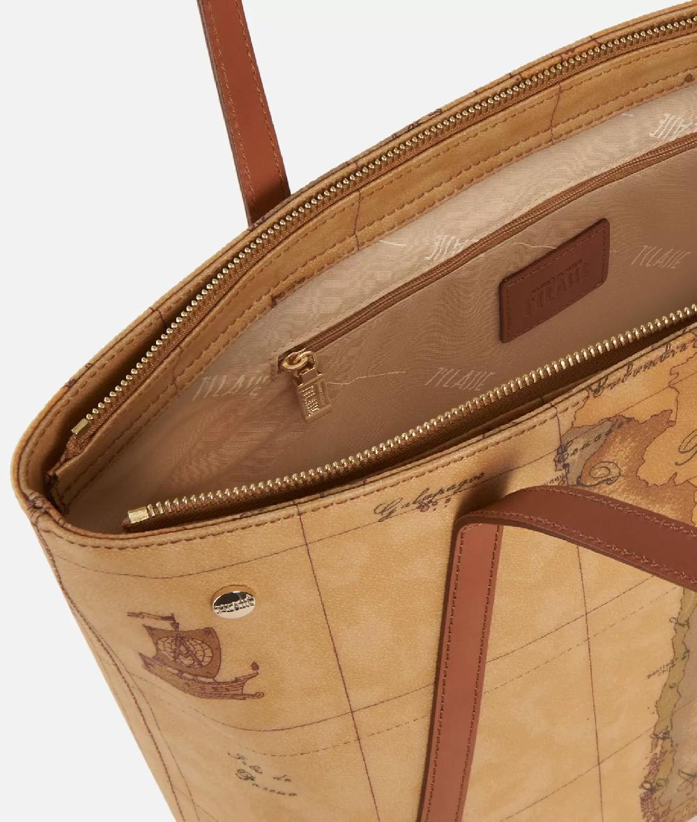 Alviero martini 1a classe Geo Classic Shopping bag con borchiette grande I Più Venduti