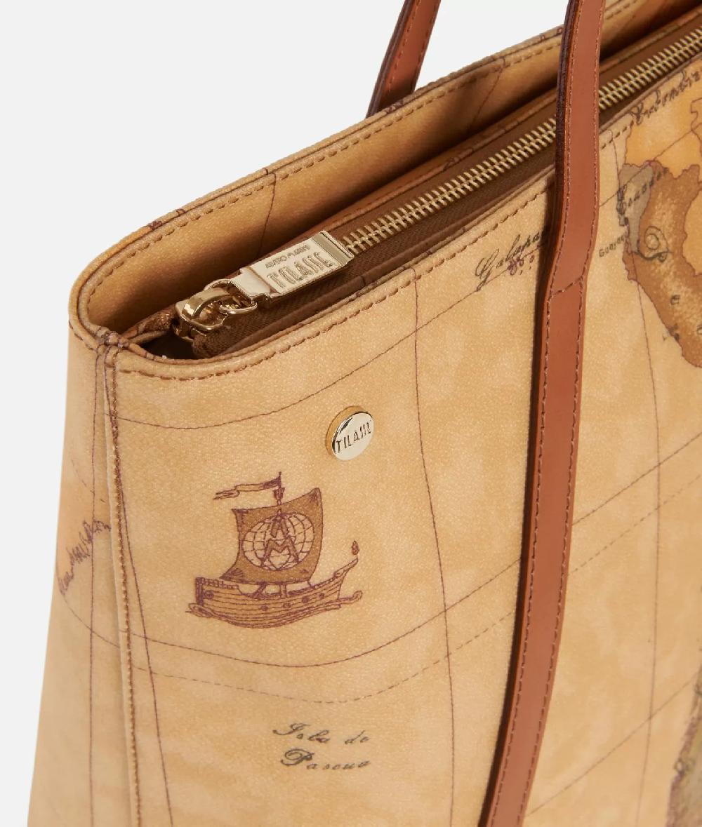 Alviero martini 1a classe Geo Classic Shopping bag con borchiette grande I Più Venduti